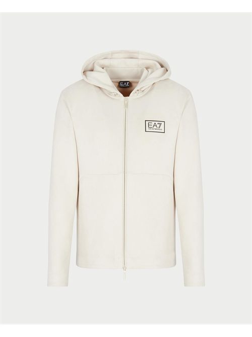 Felpa uomo EA7 fullzip con cappuccio EMPORIO ARMANI EA7 | 7M000675-AF16718U1086